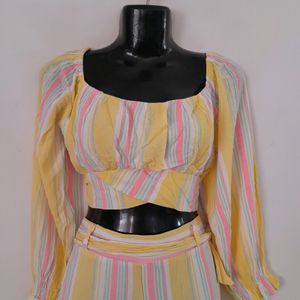 Multi Color Stripes Co-Ords (Women's)