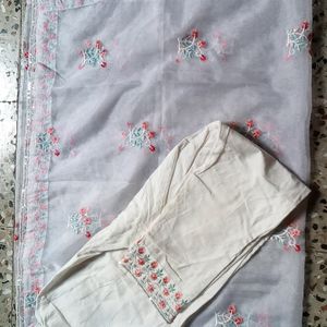 Stylish Kurta Set With Organza Dupatta