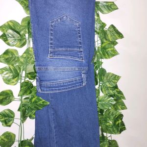 Blue Ripped Jeans For Women