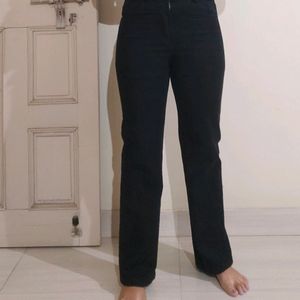 Straight Fit Black Jeans