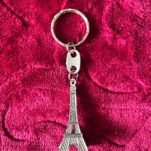 Metal Eiffel Tower Keychain