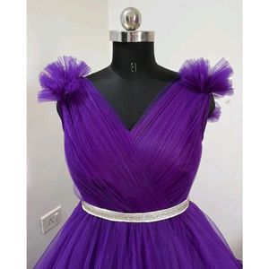 Ruffle Gown 💜 Free HairAccessories 🥰