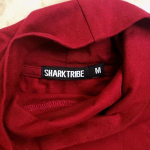 Cherry Red Pinterest-y Aesthetic Turtleneck Top