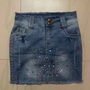 RHINESTONE DENIM SKORT FOR GIRLS✨