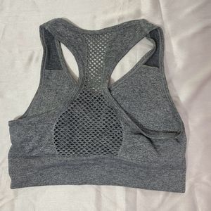 Grey Sports Bra