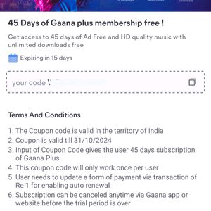 GAANA Plus Membership