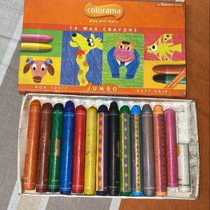 Combo Of Colorama Wax Crayons