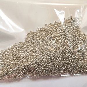 80gm Silver Sugar Beads