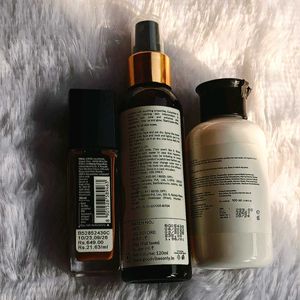 Face Wash, Toner And Foundation Combo