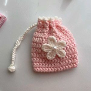 Crochet Bag With Mini Pocket