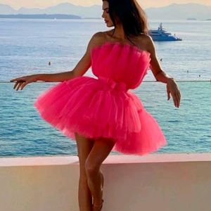 Florescent Pink ✨️IT Girl✨️ Mini Dress