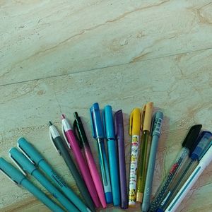 12Ball Pens +4 gel Pen