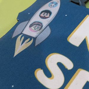 Kids Space Wodden Hanging Board