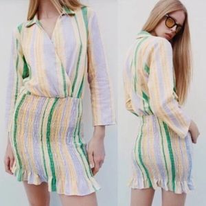 Zara Striped Dress Size - L