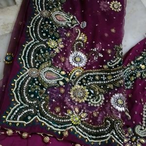 Diamond 💎 Work Purple Lehenga 🔥