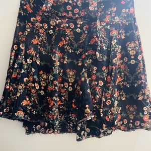 Floral Mini Skirt