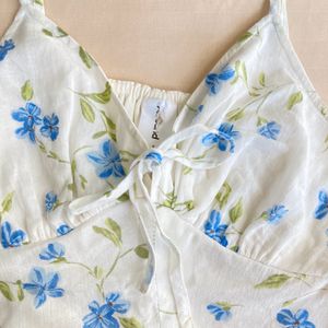 Polly Floral Coquette Top