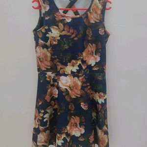 Flower Print One Piece