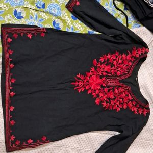 Black Short Kurti