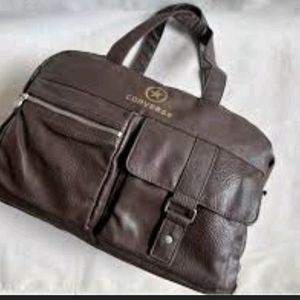 100% authentic  Leather Converse Duffle Bag