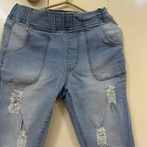 Funky Blue boyfriend jeans