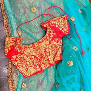 Bridal Lehenga Choli Only 1 Time Wearing