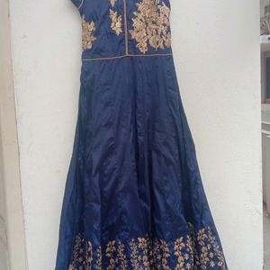 Blue Dress With Dupatta