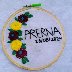 customized your name hoop