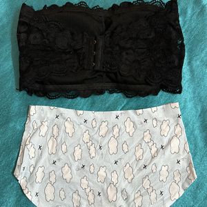 Tube Bra And Panty Set