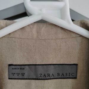 Zara Basic Elbow Patch Blazer