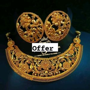 Gold Plated Jewellery Set ( 1 Pack )