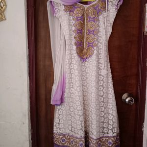 A-line Kurta & Dupatta Set