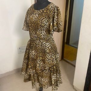 Lepord Print Dress