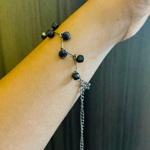 Black Beads Bracelet