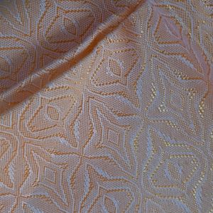 New Orange Nd White Party Wear Shawl