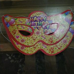 Birthday Candles And Masks