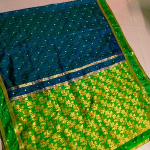 Pure Mysore Silk Gadwal Saree