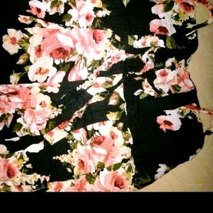 Long Floral Skirt