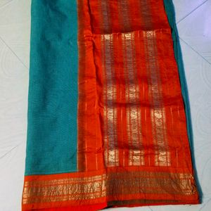 Cotton Silk Pure  Gadwal Saree