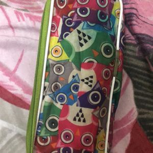 Pencil Pouch With Owl Design