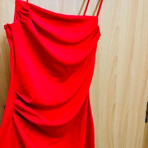 Urbanic Red Midi Bodycon