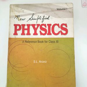 SL Arora Physics Book (Vol 1) For Class 11