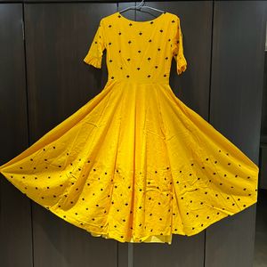 Yellow Flair Dress