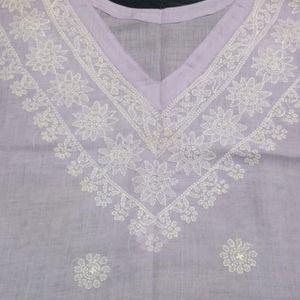 Chikankari Cotton kurta set