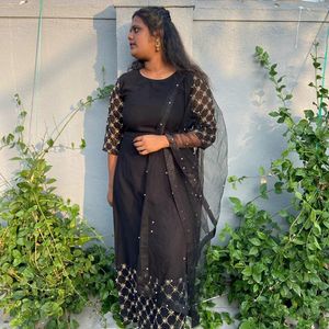 Black Ethenic Gown