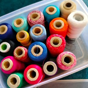 Silk Thread Embroidery Threads 18