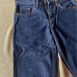 High Waist Blue Jeans