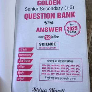 Golden Question Bank Class 12th Science