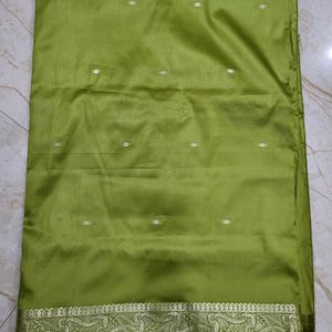 Silk Olive Saree