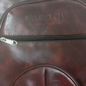 Leather Bag Woodland Backpack Fresh Piece